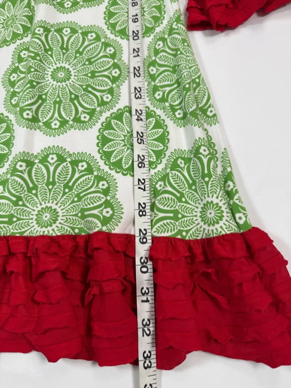 COUNTING DAISIES Girls Dress 16 Christmas Cottagecore Preppy Bow Ruffle‎ Floral